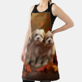Havanese Welpe Autumn Delight Pumpkin Schürze (InSitu)