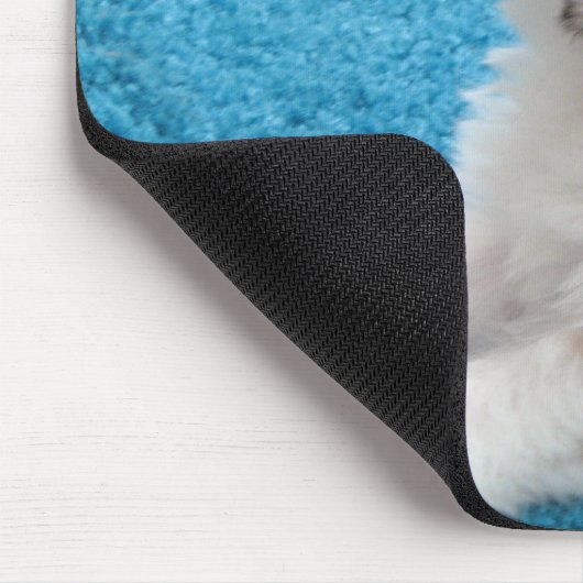 Havanese Welpe Mousepad (Ecke)