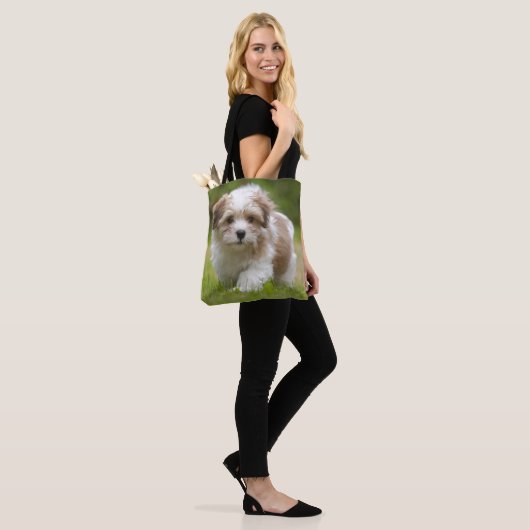 Havanese Welpe Tasche (Am Model)
