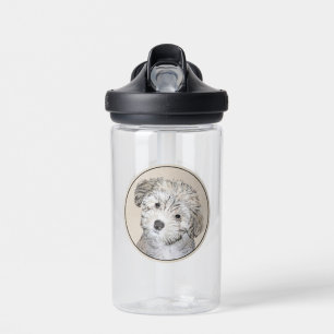 Havanese-Welpenmalerei - Süße originelle Hundekuns Trinkflasche
