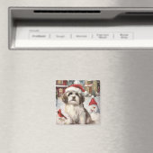 Havanese Winter Wonderland Weihnachtsfreude Magnet (In Situ (Geschirrspüler))