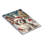 Havanese Winter Wonderland Weihnachtsfreude Notizblock (Rechte Seite)