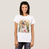 Havanese Women's T - Shirt - Watercolor Dog T-Shir (Vorne ganz)