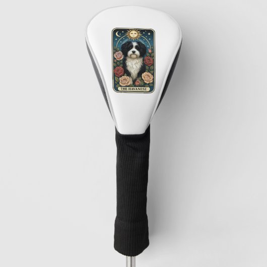 Havaneser Golf Headcover (Vorderseite)