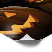 Havaneser Halloween Gruselig Poster (Ecke)