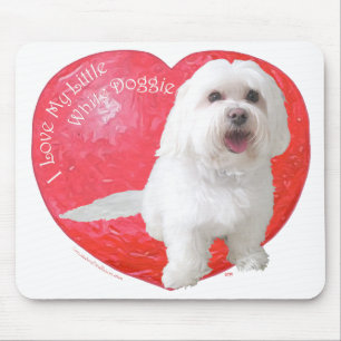 Havaneser Valentinstag Mousepad