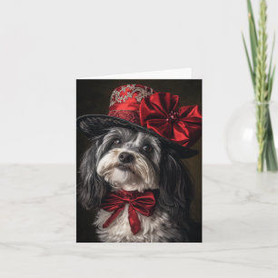 Havaneser Weihnachten Elegant Viktorianisch Hund