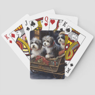 Havaneser Weihnachtsfestzeit Spielkarten