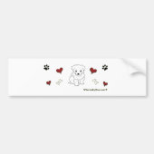 HavaneseWas Autoaufkleber (Vorne)