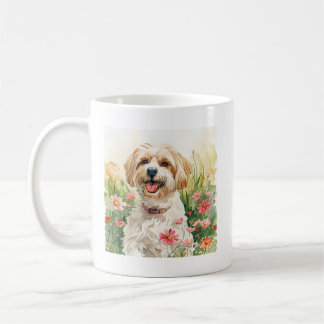 Havanesische Tasse - Wasserfarben-Hund-Kaffeebeche