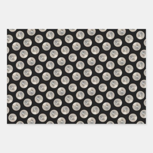 Havanesische Welpe, Havanese, Kubanisch-Bichon, Bi Geschenkpapier Set (Vorderseite 3)