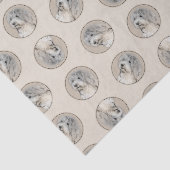 Havanesische Welpe, Havanese, Kubanisch-Bichon, Bi Seidenpapier (Ausschnitt)