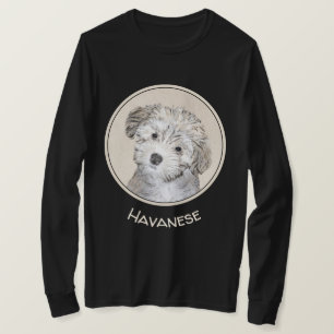 Havanesische Welpenmalerei - Niedliche Original Hu T-Shirt