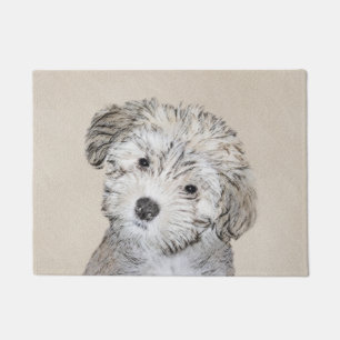 Havanische Welpenmalerei - Niedliche Original Hund Fußmatte