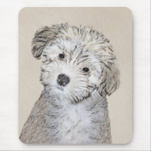 Havanische Welpenmalerei - Niedliche Original Hund Mousepad