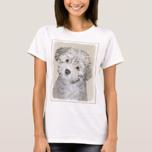 Havanische Welpenmalerei - Niedliche Original Hund T-Shirt
