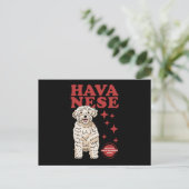 Havanischer Hund der Coolsten | Havaneses Postkarte (Stehend Vorderseite)