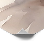 Havanischer Hund trinkt einen Milchshake in einem Poster (Ecke)