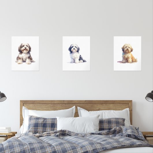 Havanisches Kinderzimmer, Havanese Wall Art, Bilderwand Sets (Schlafzimmer)