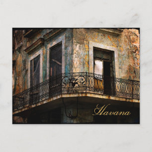 Havanna, Altstadt Balkon Postkarte