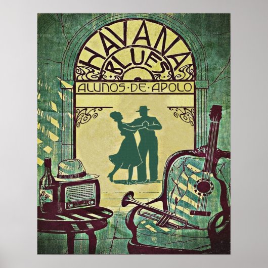 Havanna Blues, Tanzpaar, Party, Vintag Poster (Vorne)