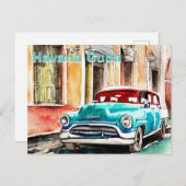 Havanna Cuba Postcard Altwagen 2 Postkarte (Vorne/Hinten)