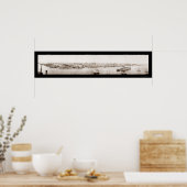 Havanna Cuba Waterfront Foto 1920 Poster (Küche)