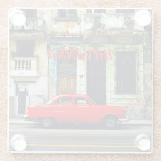 Havanna Glasuntersetzer (Rückseite)