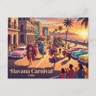 Havanna Karneval Kuba Postkarte