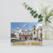 Havanna Kathedrale, Havanna, Kuba Postkarte (Stehend Vorderseite)