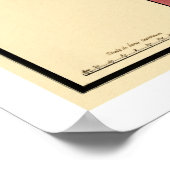 Havanna Kuba Alte Stadtkarte 1720 Poster (Ecke)