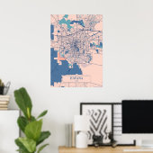 Havanna - Kuba Breezy City Map Poster (Heimbüro)