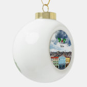 Havanna, Kuba City Keramik Kugel-Ornament (Links)