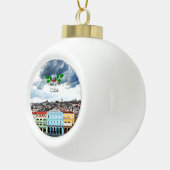 Havanna, Kuba City Keramik Kugel-Ornament (Rechts)