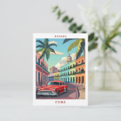 Havanna Kuba Elegante Kunst, Dichtung und Musik Postkarte (Stehend Vorderseite)