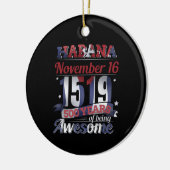 Havanna Kuba - Habana 500 Jahre Phantastisch Keramik Ornament (Links)