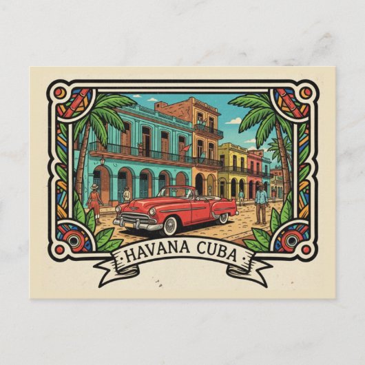 Havanna Kuba Postkarte (Vorderseite)