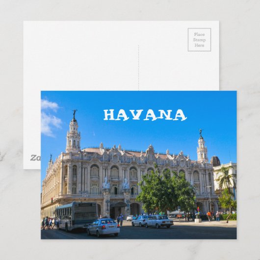 Havanna, Kuba Postkarte (Vorne/Hinten)