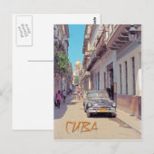 Havanna, Kuba Postkarte (Vorne/Hinten)