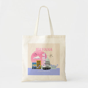 Havanna Kuba Reise Kunst Tragetasche