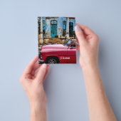 Havanna Kuba Rotes Oldtimer Auto Flyer (Gruppe)