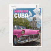 Havanna Kuba Vintage Autoreise Postkarte (Vorne/Hinten)