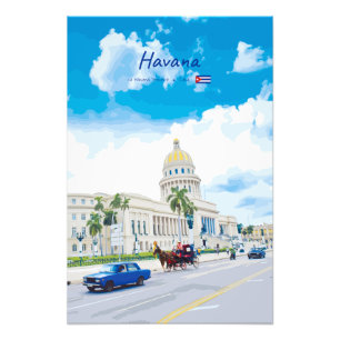 Havanna, Kuba - Vintage Classic Soul Fotodruck