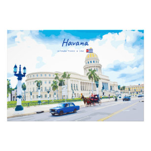 Havanna, Kuba - Vintage Classic Soul Fotodruck