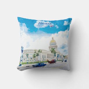 Havanna, Kuba - Vintage Classic Soul Kissen