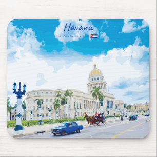 Havanna, Kuba - Vintage Classic Soul Mousepad