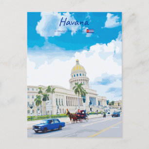 Havanna, Kuba - Vintage Classic Soul Postkarte