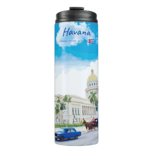 Havanna, Kuba - Vintage Classic Soul Thermosbecher