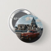 Havanna Kuba Vintage-Klassiker Button (Vorne & Hinten)