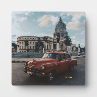Havanna Kuba Vintage-Klassiker Fotoplatte